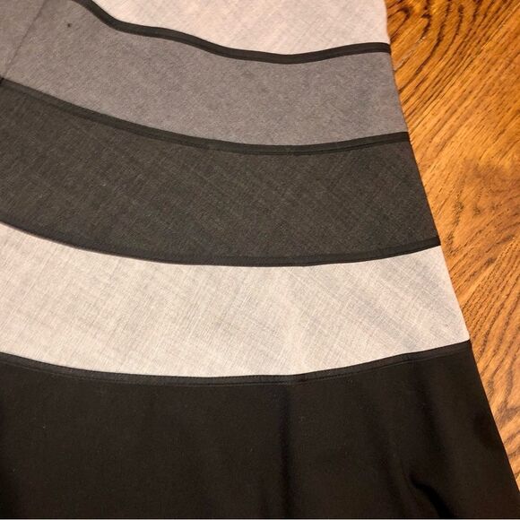 BCBG Women’s Tiered Color Block Monochromatic Spliced Color-Block Skirt Sz 6 - Picture 14 of 14